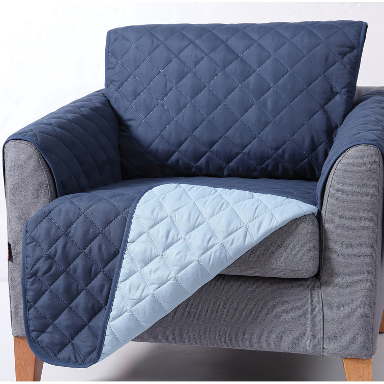 Rebrilliant Reversible Box Cushion NonSlip Armchair Slipcover